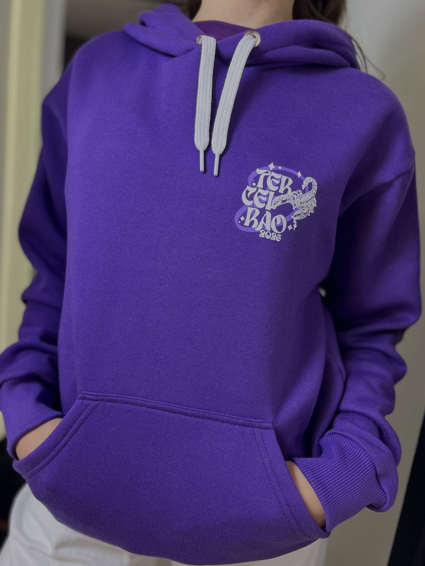 Moletom roxo personalizado